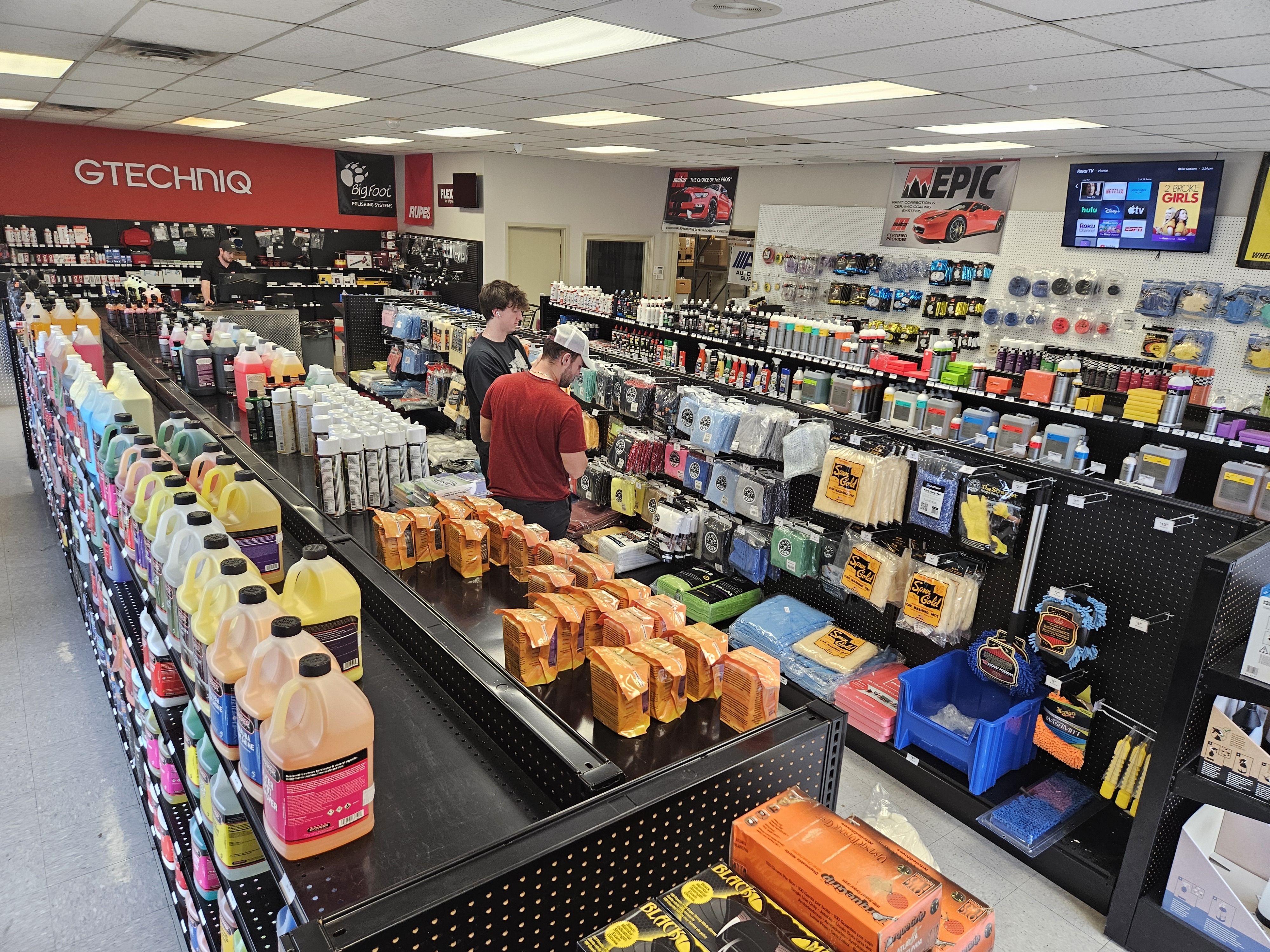 Inside Birmingham Auto Detail Supplies